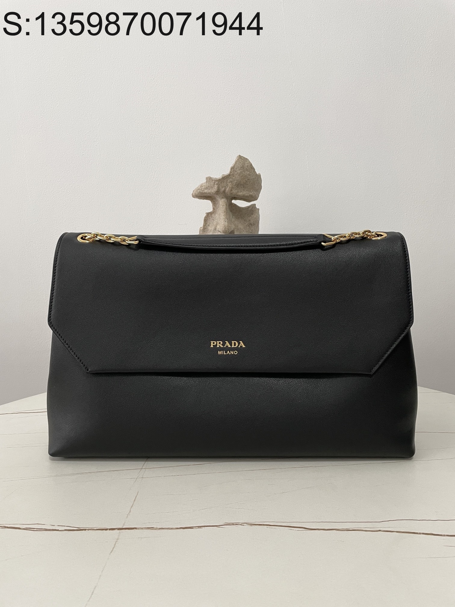 블랙프레임공장 프라다 라지 숄더백 1BD368 39*25*12cm 블랙