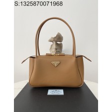 블랙프레임공장 프라다 달링 가죽 숄더백 1BA444 28*16*10.5cm 브라운