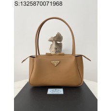 블랙프레임공장 프라다 달링 가죽 숄더백 1BA444 28*16*10.5cm 브라운