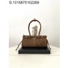블랙프레임공장 프라다 보니 미디엄 스웨이드 핸드백 1BA426 32*15.5*12cm 브라운