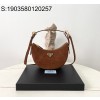블랙프레임공장 프라다 아르케 스웨이드 숄더백 1BC194 22.5*18.5*6cm 브라운