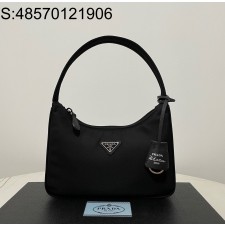 블랙프레임공장 프라다 리에디션 리나일론 미니백 23*17*6cm 1NE515 블랙