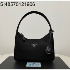 블랙프레임공장 프라다 리에디션 리나일론 미니백 23*17*6cm 1NE515 블랙