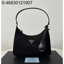 블랙프레임공장 프라다 리에디션 리나일론 미니백 1NE204 23*17*6cm 블랙