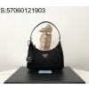 블랙프레임공장 프라다 리에디션 리나일론 미니백 1NE204 23*17*6cm 금장 블랙