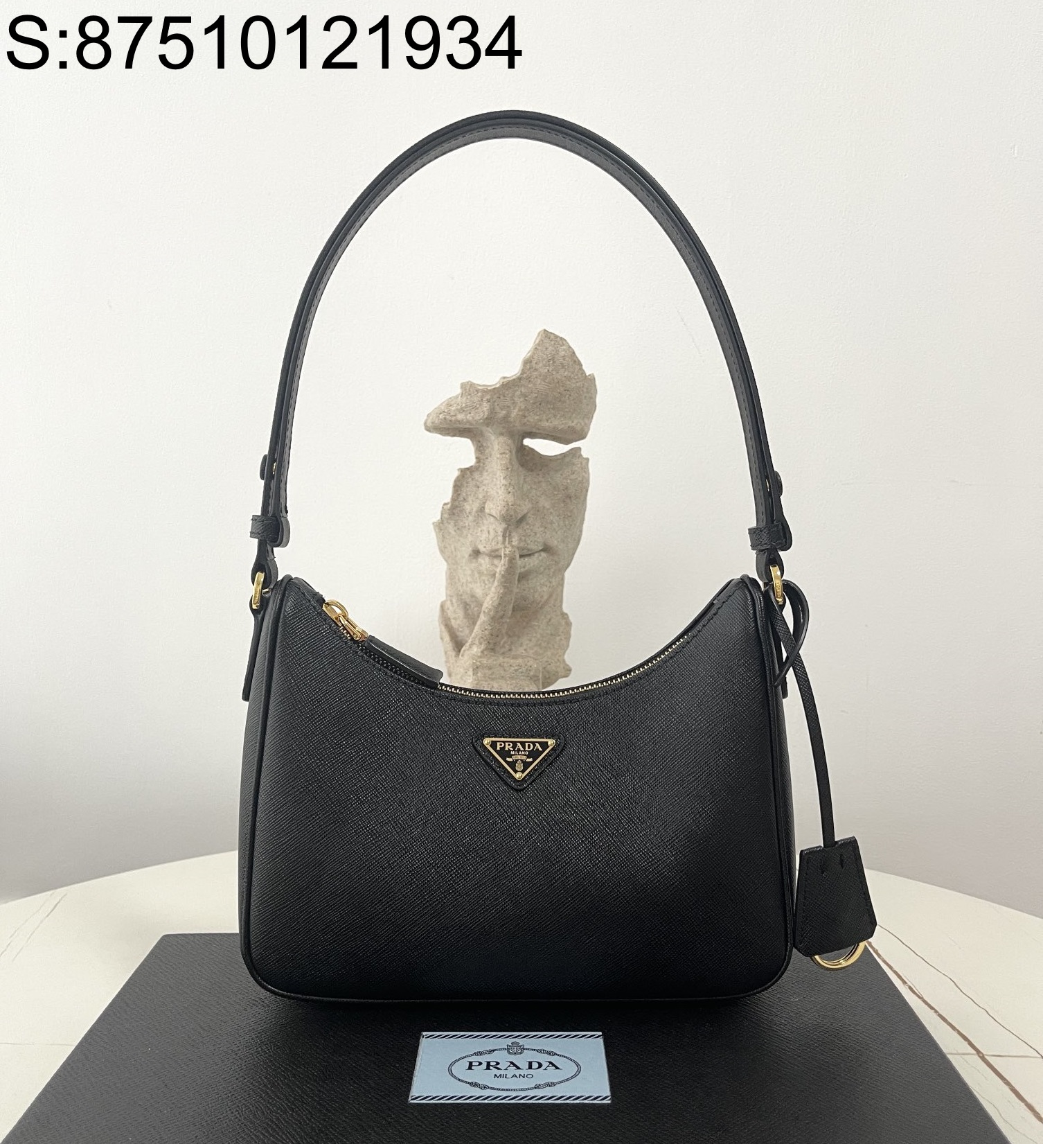블랙프레임공장 프라다 사피아노 가죽 숄더백 1BC204 22*18*6cm