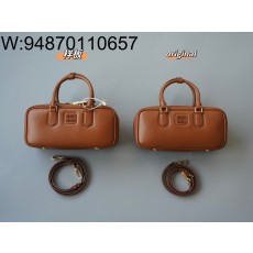[LP공장]미우미우 아르카디 가죽 백 5BB142 19*10*5cm 브라운