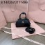 [JHL] 미우미우 레더 탑 숄더백 18*11.5*8cm 5BP0M 블랙