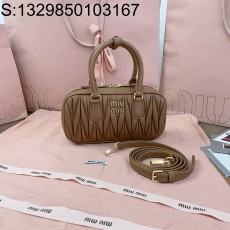 [JHL] 미우미우 아르카디 마테라쎄 나파 가죽 미니 백 19*10*5cm 5BP088 커피