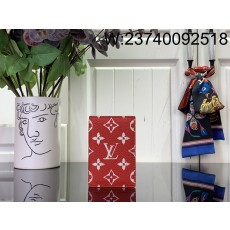 [88factory] 루이비통 포켓 오거나이저 카드지갑 M61696 M26080 1*7.5*11cm 레드