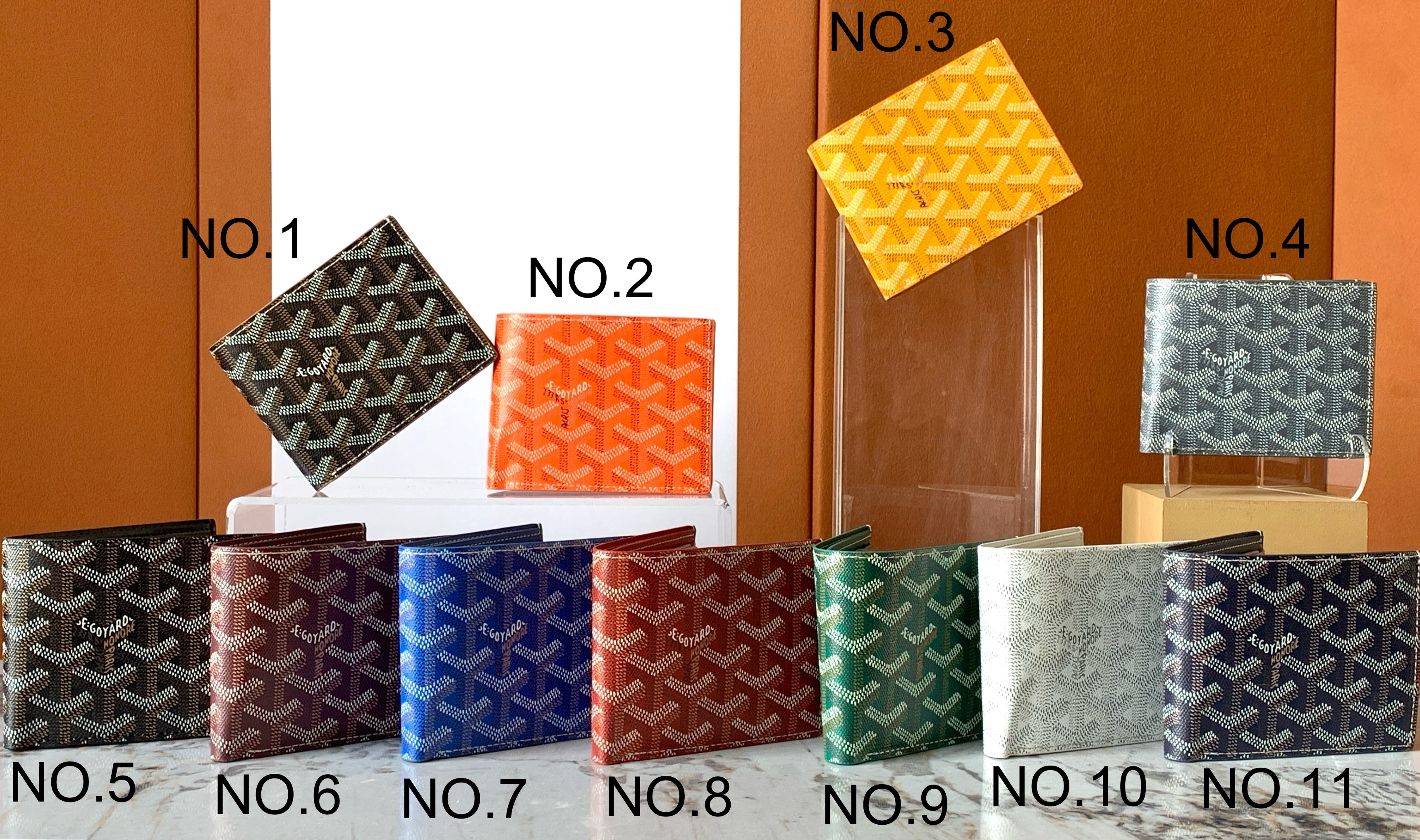 [엠플러스] 고야드 세인트 플로랑탱 반지갑 11컬러 10.5*2.4*12cm Goyard