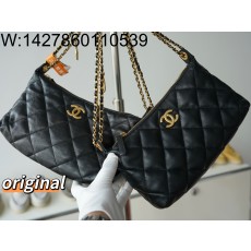 [LP공장] 샤넬 25S hobo 보호백 금메달 블랙 17*26*8.5cm