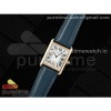 AF공장 까르띠에 탱크머스트 25.5미리 라지사이즈 로즈골드Tank Must RG 25.5mm AF 11 Best Edition White Dial on Blue Leather Strap Ronda Quartz