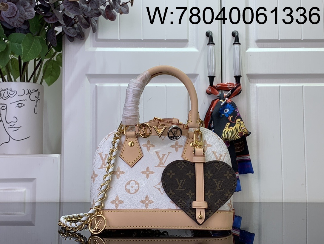 [88factory] 루이비통 알마 미니 LV 화이트 K00015 18*12*8cm