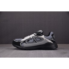 【BQ】Dior B30 MICROFIBER MESH 灰黑