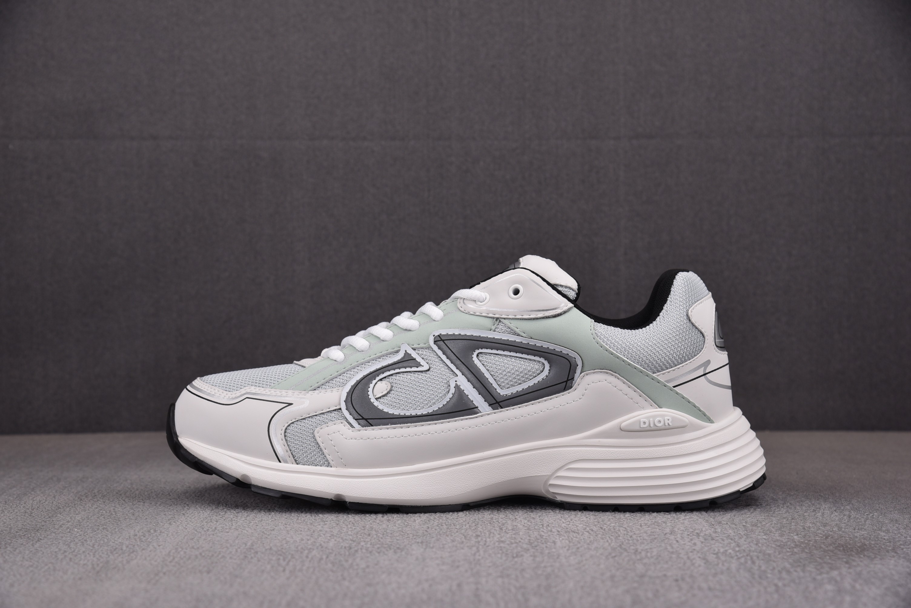 【BQ】Dior B30 MICROFIBER MESH 灰绿