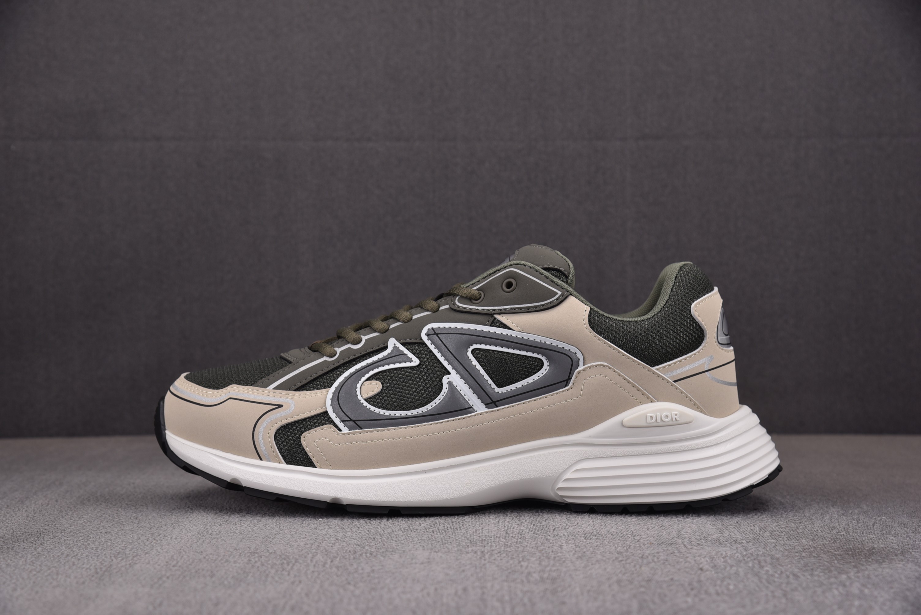 【BQ】Dior B30 MICROFIBER MESH 米白绿