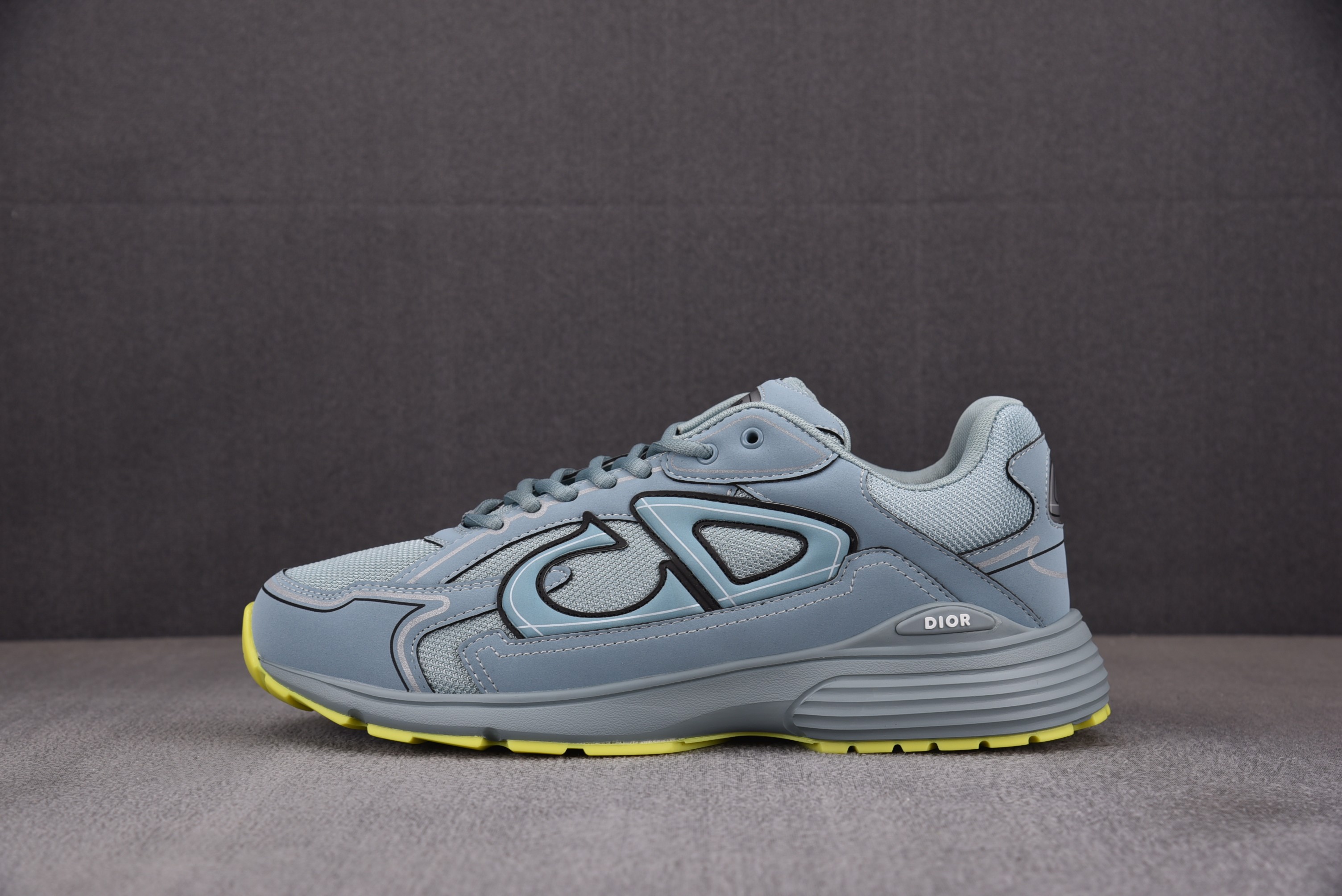 【BQ】Dior B30 MICROFIBER MESH 淡蓝黄底