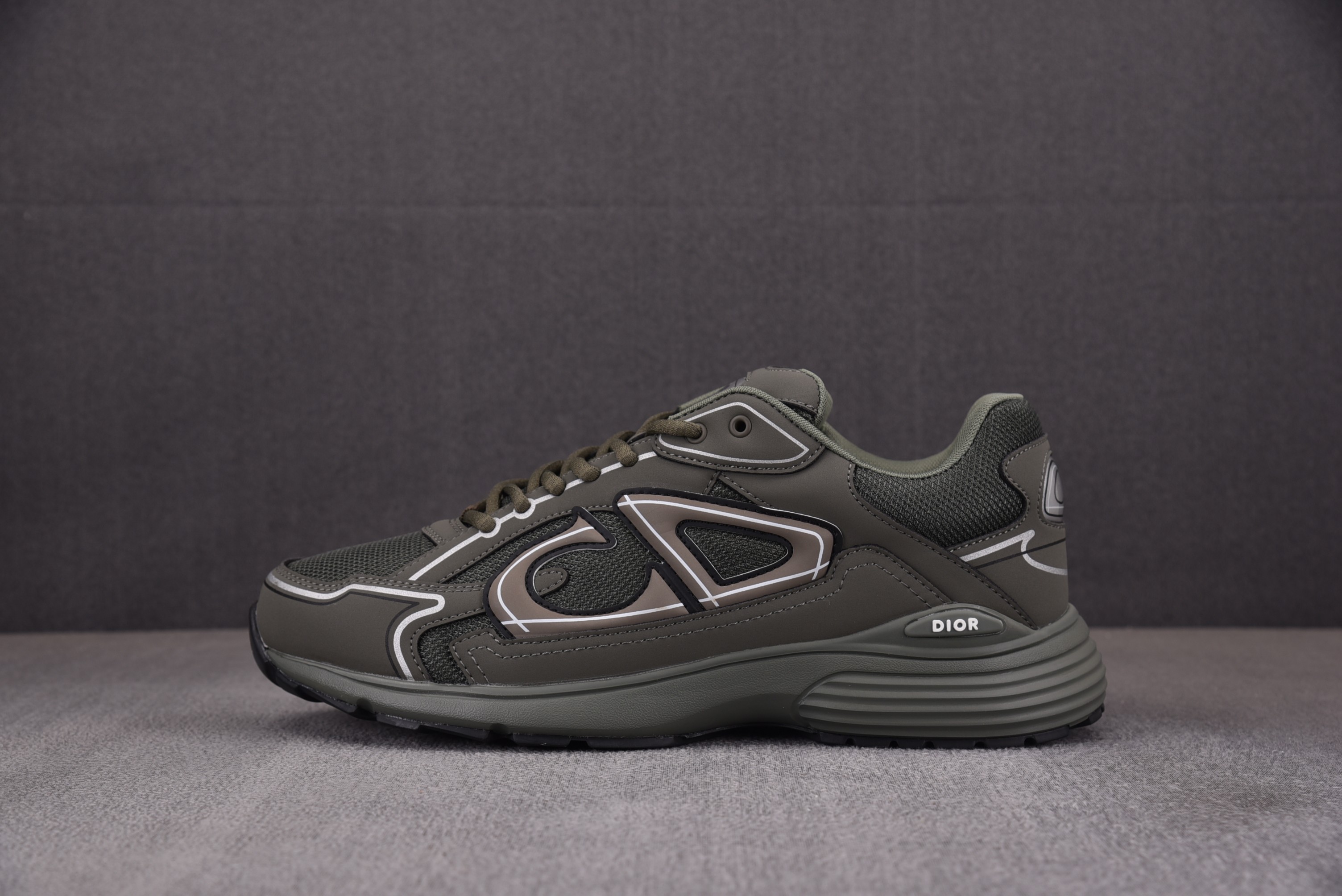 【BQ】Dior B30 MICROFIBER MESH 橄榄绿