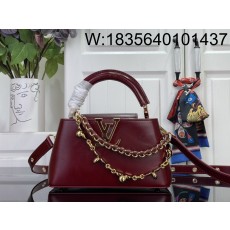 [88factory] 루이비통 카퓌신 이스트 웨스트 미니 M25492 14*8*21cm 와인