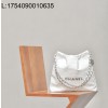 [CD] 샤넬 은장 22백 35*37cm 화이트 스몰