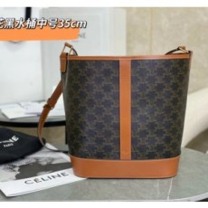 (백경) 셀린느 트리오페 미디움 버킷백