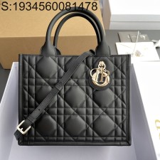 [JHL]디올 스몰 디올 북 토트 매크로까나쥬 26.5*21*14cm 블랙