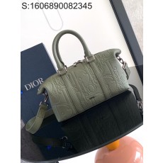[JHL] 디올 위켄더 디올 그래비디 레더 그레인드 카프스킨 카키 31*18*12cm