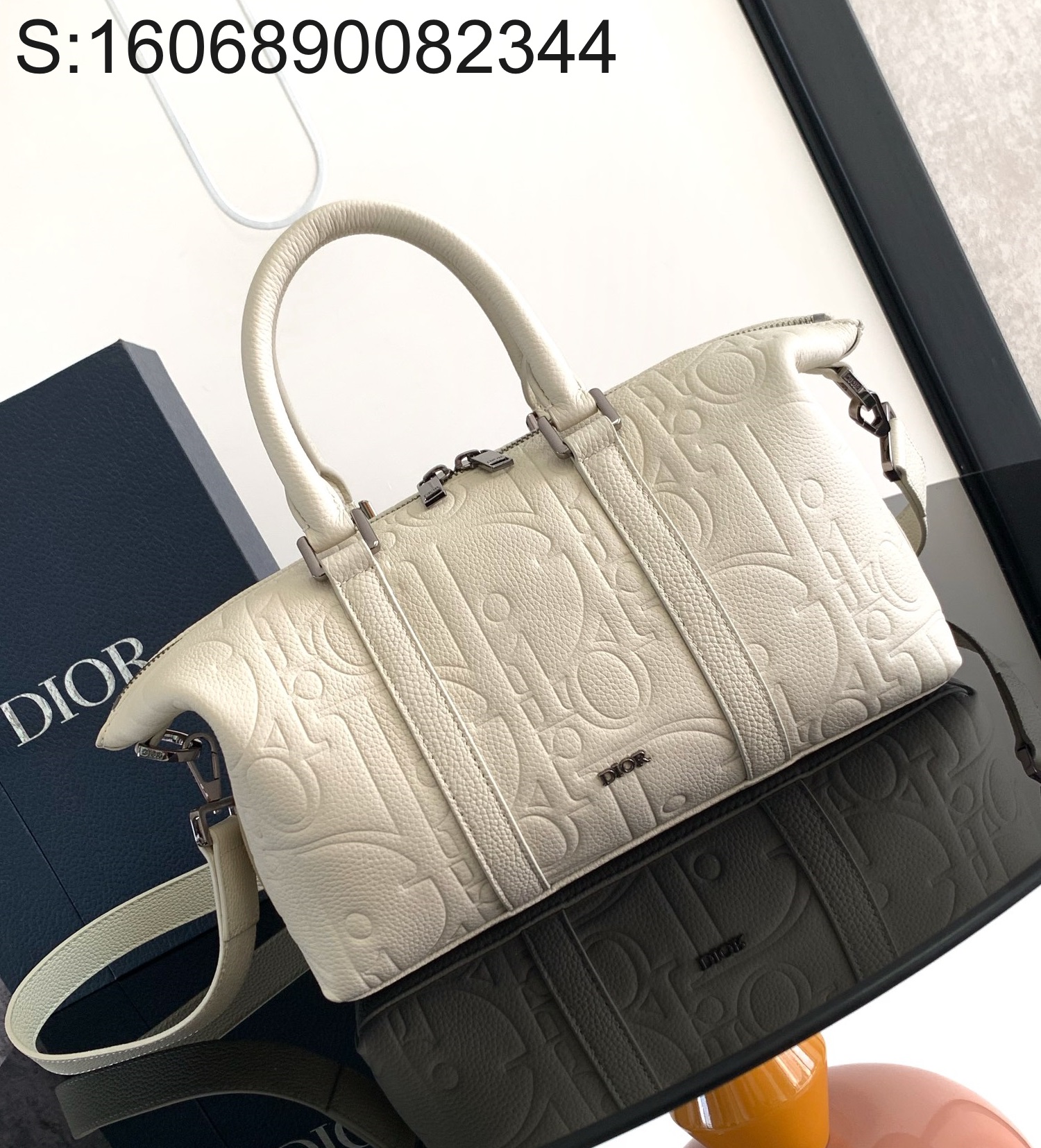 [JHL] 디올 위켄더 디올 그래비디 레더 그레인드 카프스킨 베이지 31*18*12cm