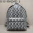 [JHL] 디올 라이더 백팩 디올 그레이 CD 다이아몬드 캔버스 스무스 카프스킨 30*42*15cm