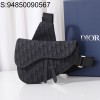 [JHL] 디올 라이트 새들백 베이지 블랙 디올 오블리크 자카드 블랙 20*28.6*5cm