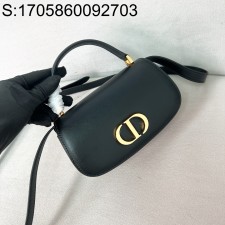 [JHL] 디올 몽테인 에비뉴 스몰 탑 핸들 백 블랙 19*9*8cm