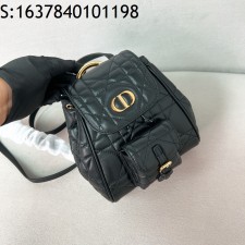 [JHL] 디올 카로 스몰 백팩 매크로까나쥬 블랙 M6302 19.5*18.5*8.5cm