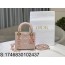 [JHL] 디올 미니 레이디백 핑크 모노그램 M0505 라이트 핑크 17*15*7cm