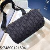 [JHL] 디올 롤러 백 지퍼 오블리크 블랙 21*12.5*12.5cm