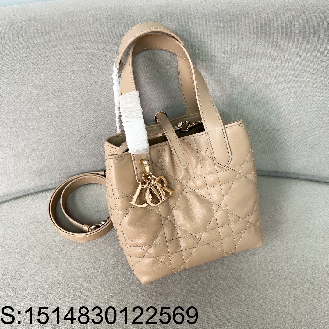 [JHL] 디올 뚜주흐 버티컬 토트백 누드 16*18*12cm