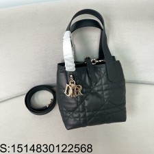 [JHL] 디올 뚜주흐 버티컬 토트백 블랙 16*18*12cm