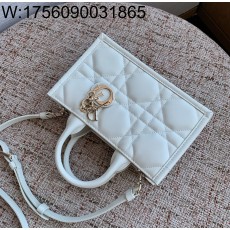 [엔젤] 디올 북 토트 미니 백 매크로까나쥬 21.5*13*7.5cm 화이트