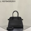 [켄달공장] 더 로우 마고 10 레더 백 블랙 골드 25.5*18*19cm