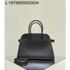 [켄달공장] 더 로우 마고 12 레더 백 블랙 골드 30.5*23*19cm