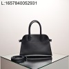 [켄달공장] 더 로우 마고 10 레더 백 블랙 실버 25.5*18*19cm