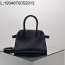 [켄달공장] 더 로우 마고 10 레더 백 블랙 실버 25.5*18*19cm 리치무늬