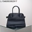 [켄달공장] 더 로우 마고 12 레더 백 블랙 실버 30.5*23*19cm 리치무늬