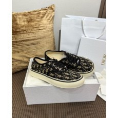 (IU공장) 디올 솔트윈드 캔버스 슈즈 3cm