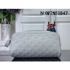 [88factory] 루이비통 돕키트 파우치 M82576 28*15*16.5cm 라이트 그레이 LOUIS VUITTON