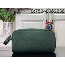 [88factory] 루이비통 돕키트 클러치백 M24442 28*15*16.5cm 흑녹색 LOUIS VUITTON