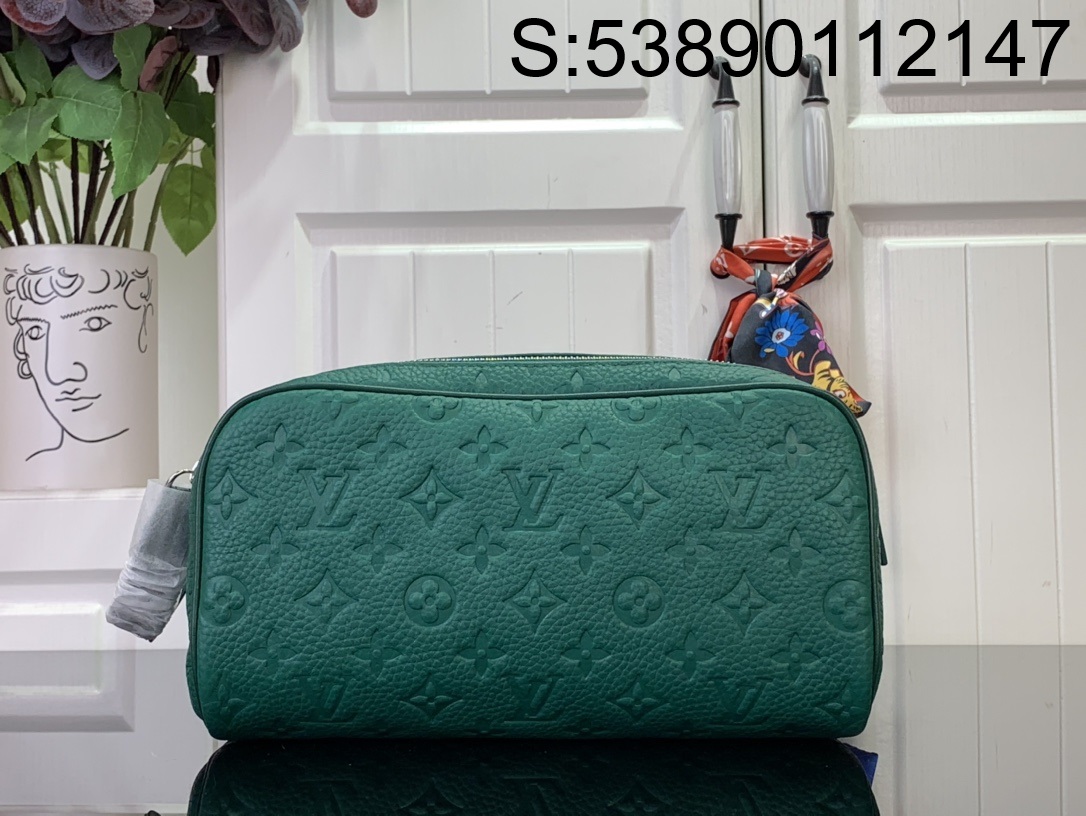 [88factory] 루이비통 돕키트 엠보 모노그램 M12863 15*16.5*28cm 그린 LOUIS VUITTON