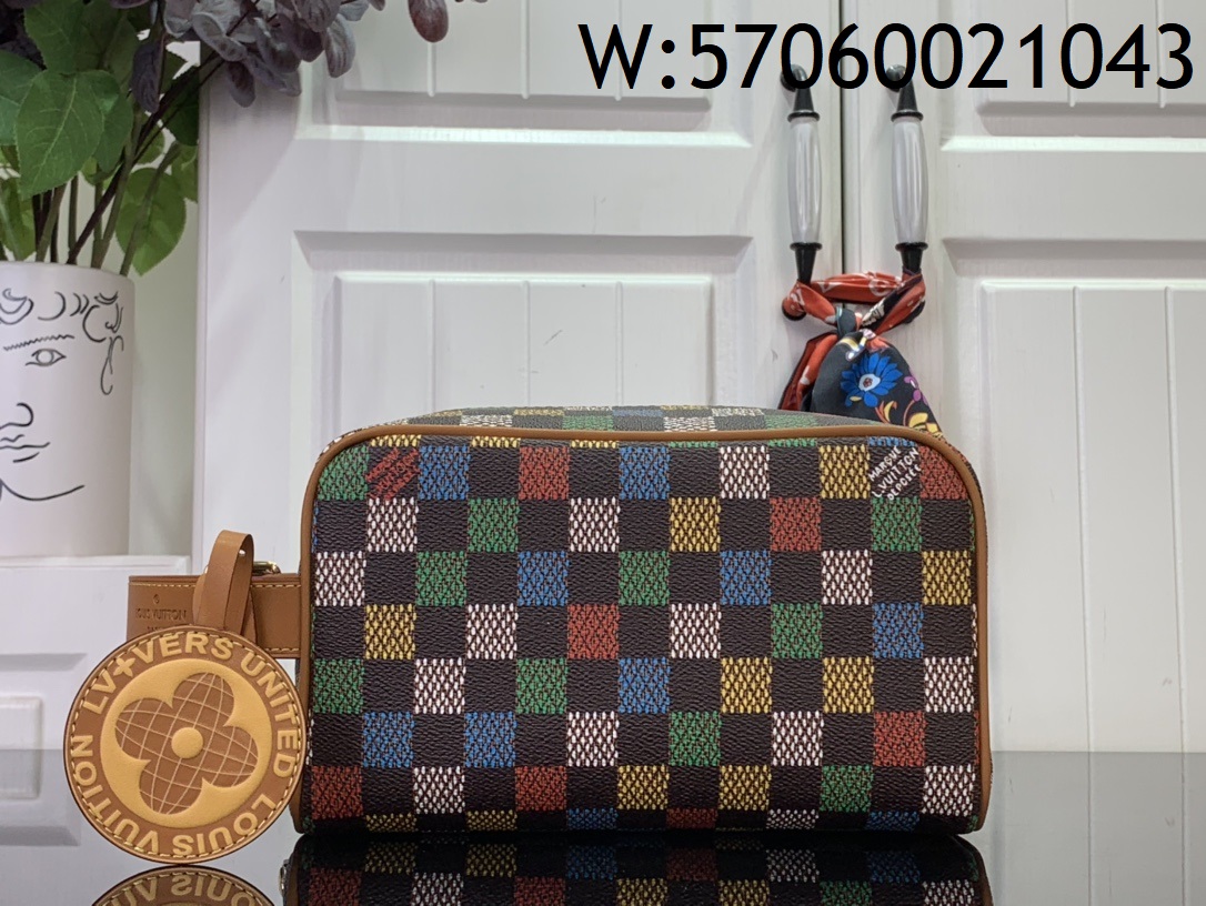 [88factory] 루이비통 락커 돕키트 13*12*23cm N00151 브라운