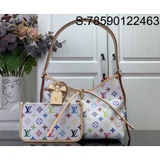 [88factory] 루이비통 X 무라카미 타카시 캐리올 PM 멀티컬러 M13661 화이트 29*24*12cm