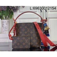 [88factory] 루이비통 올인 BB M28317 16*18*12cm 모노그램 브라운 레드